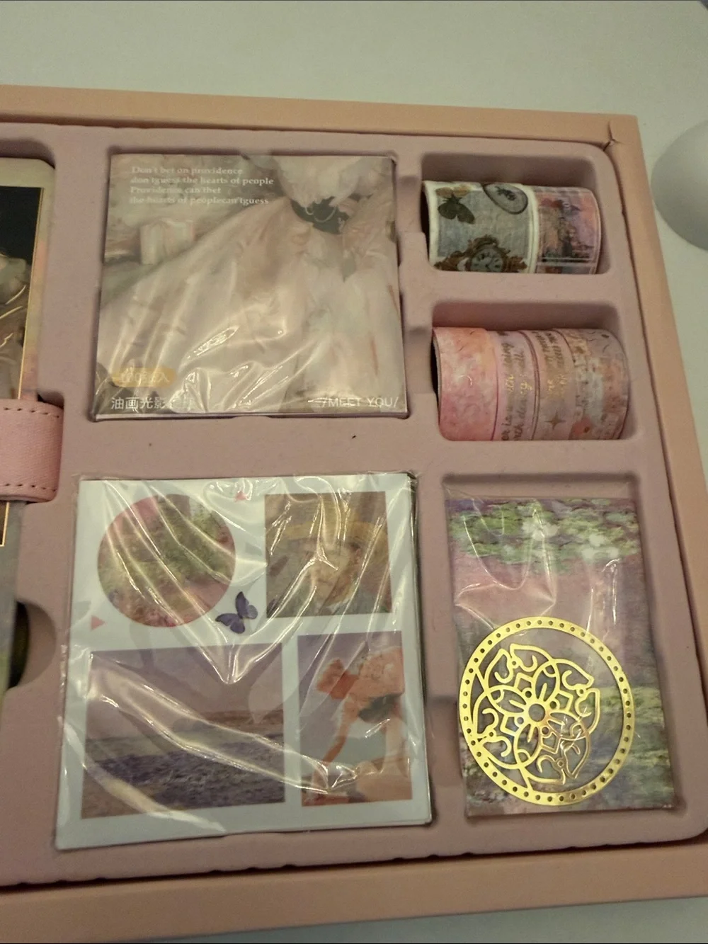 Pastel Pink Decorative Stationery Gift Set